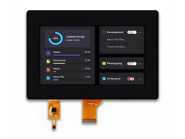 7-Zoll-LCD-Touchscreen