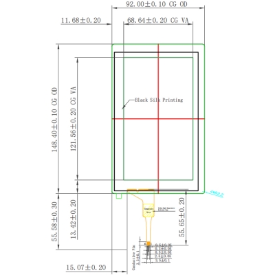 5.5 inch Capacitive Touch Screen