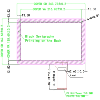 10.1 inch USB Touch Panel (PCAP)