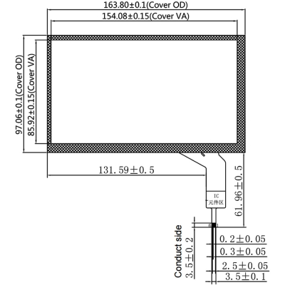 7 inch PCAP Touch Screen