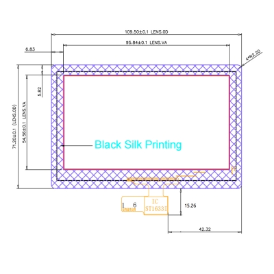 4.3 inch PCAP Touch Screen