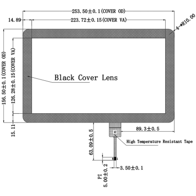 10.1 inch Capacitive Touch Panel
