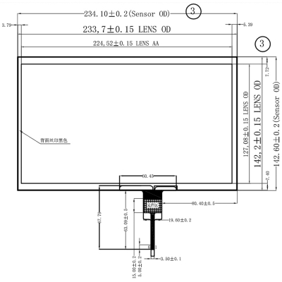 10.1 inch PET Touch Screen