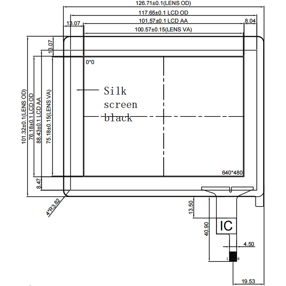 5 inch Touch Screen (PCAP)