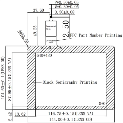 5.7 inch Capacitive Touch Screen