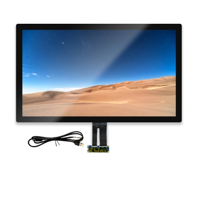 Sunlight Readable 32 inch LCD Touch Display with AG Treatment