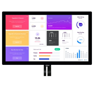 32 inch LCD Display with PCAP Touch Screen