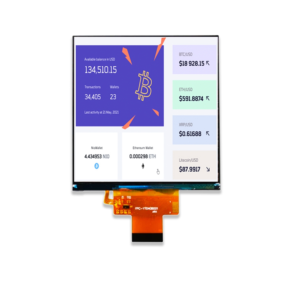 4 inch Square LCD Screen