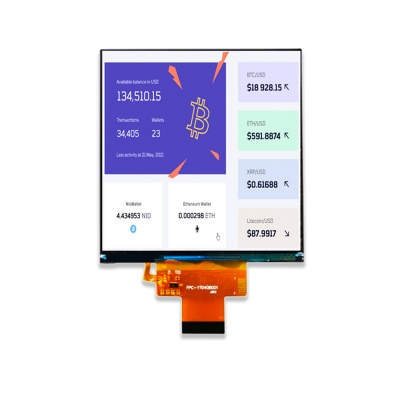4 inch Square LCD Screen