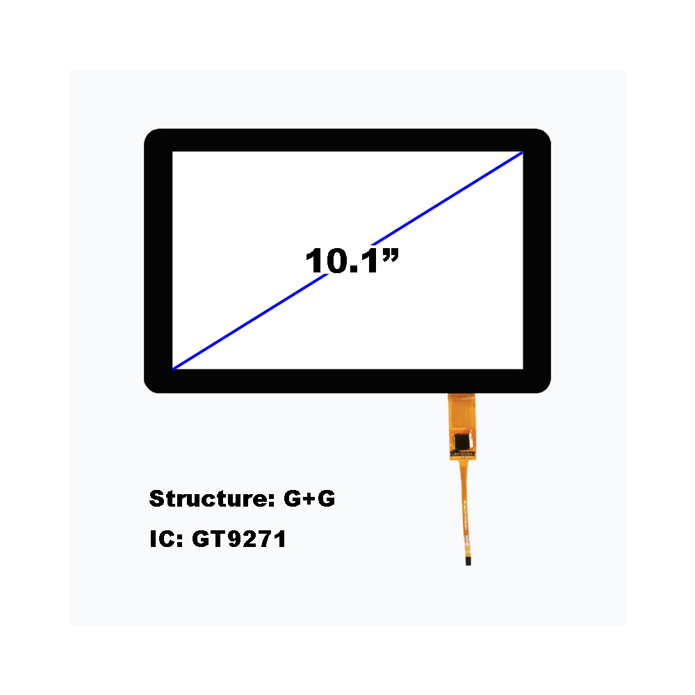 10.1 inch Projected Capacitive Touch Screen