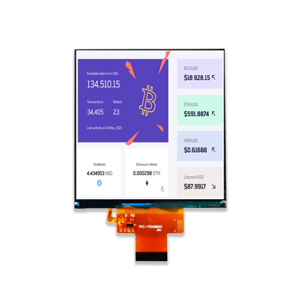 4 inch Square LCD Screen