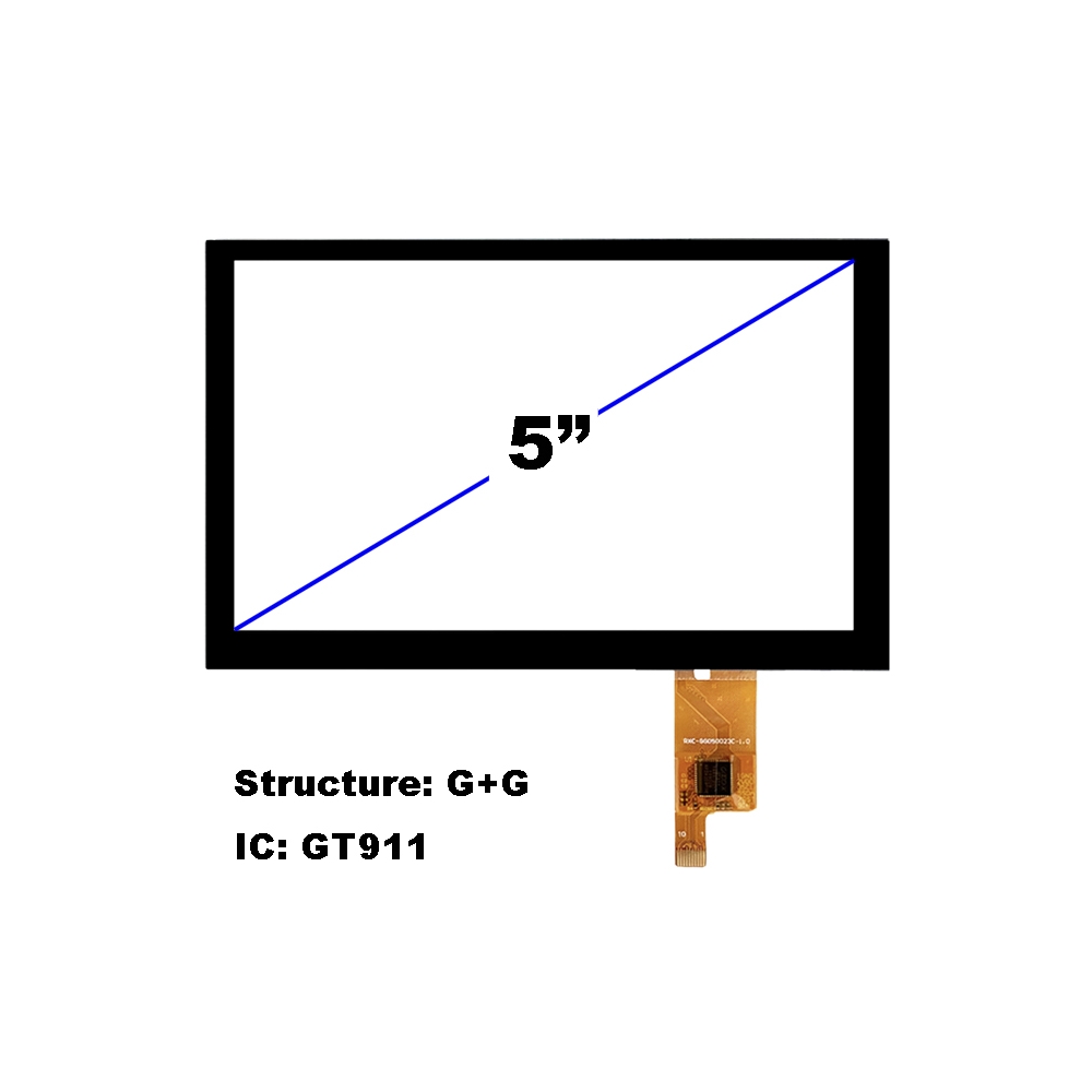 5 inch Projected Capacitive Touch Screen